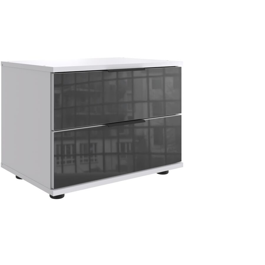 Nachttisch Metac Weiss Holzwerkstoff 52 cm - Nachttisch