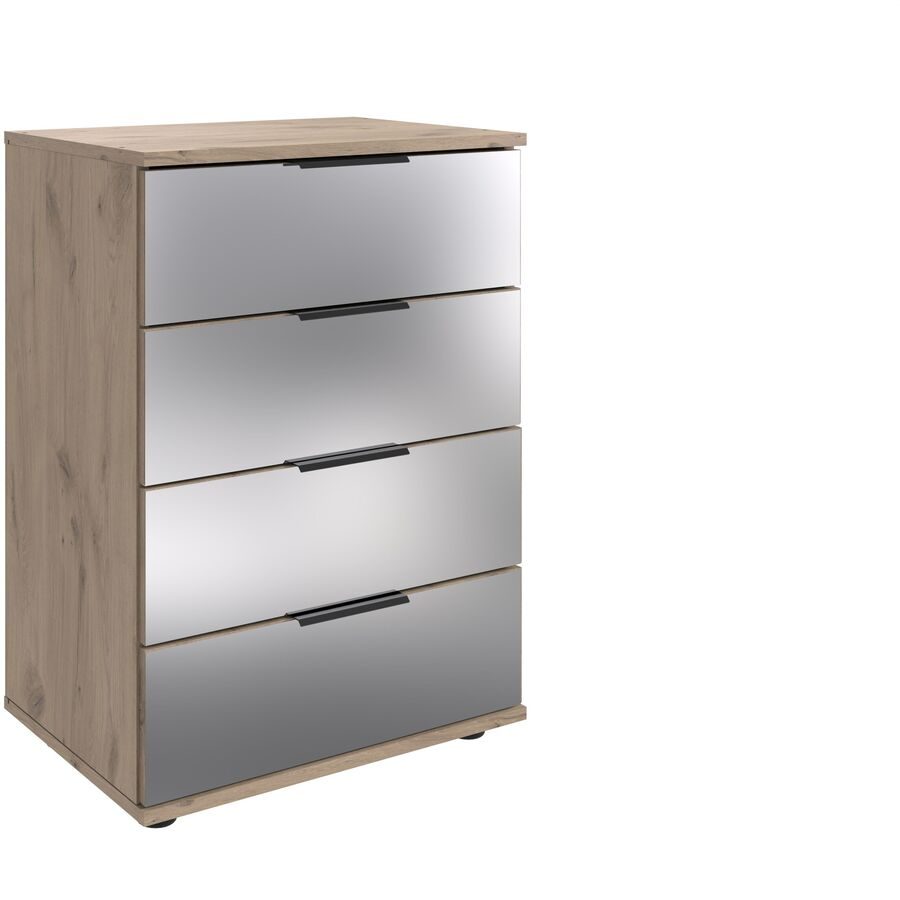 Nachttisch Metac Braun Holzwerkstoff 52 cm - Farbe: Eiche Nachbildung - Nachttisch