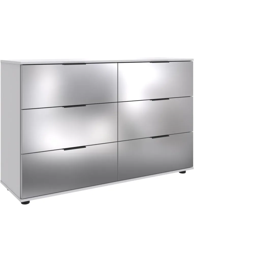 Kommode Metac Weiss Holzwerkstoff 130 cm 41 cm - Kommode