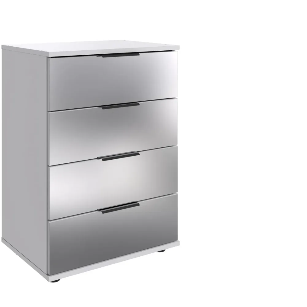 Nachttisch Metac Weiss Holzwerkstoff 52 cm - Nachttisch