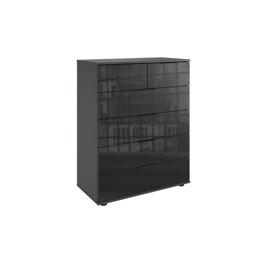 Kommode Metac Grau Holzwerkstoff 82 cm 42 cm - Farbe: graphit - Kommode