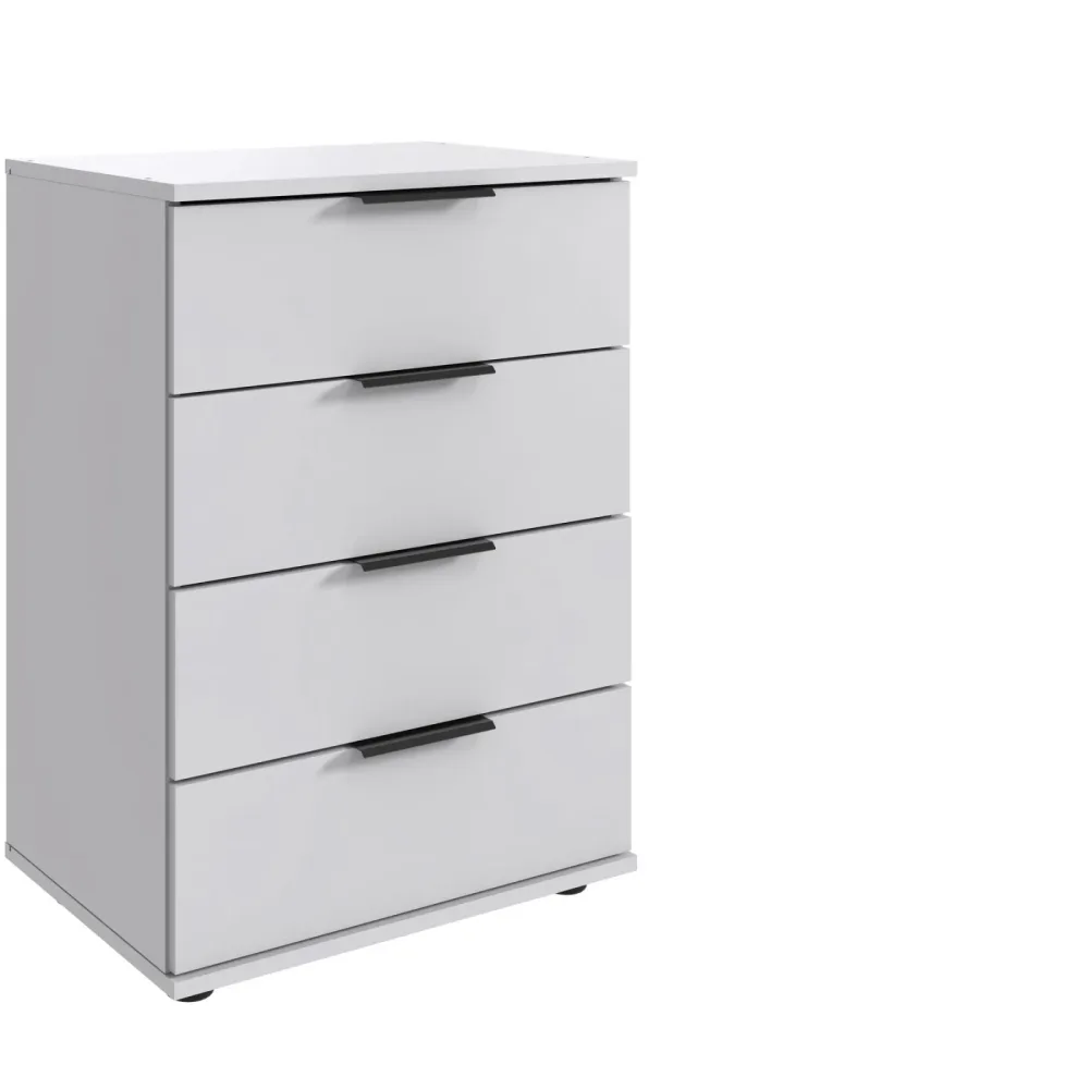 Nachttisch Metaa Weiss Holzwerkstoff 52 cm - Nachttisch