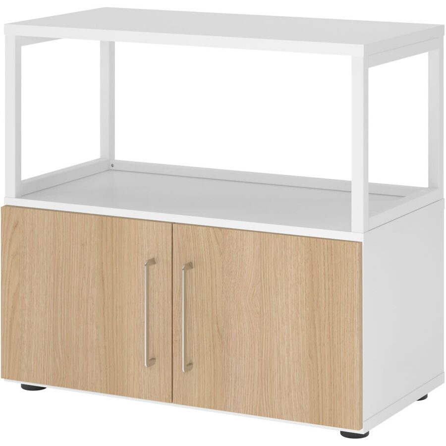 Aktenschrank Flexwall Weiss Holz 41.7 cm 80 cm 74.8 cm - Material: Holzwerkstoff - Aktenschrank