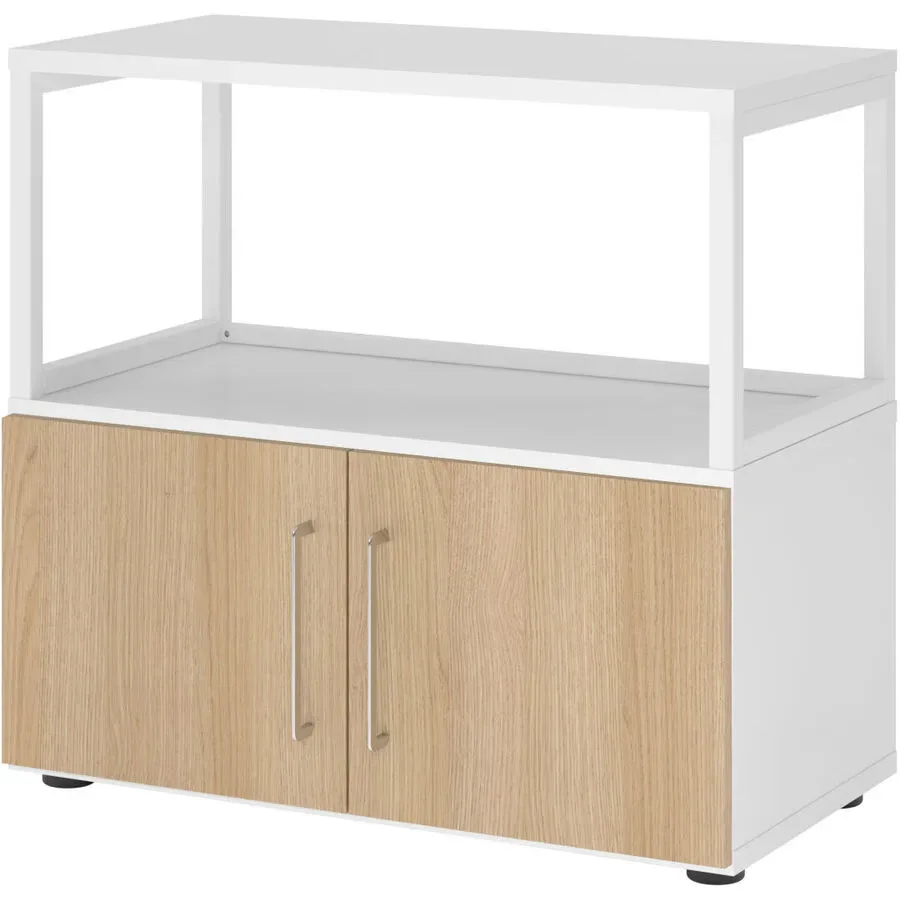 Aktenschrank Flexwall Weiss Holz 41.7 cm 80 cm 74.8 cm - Material: Holzwerkstoff - Aktenschrank