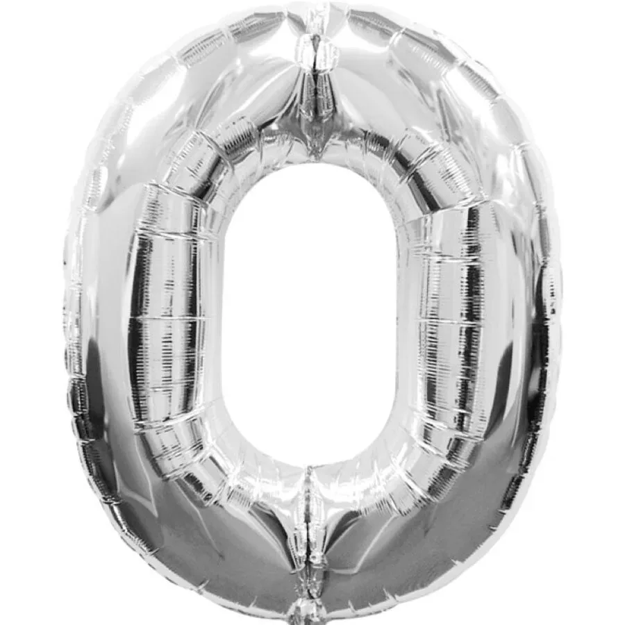 Luftballons Office Silber Nylon - Material: Folie - Luftballons