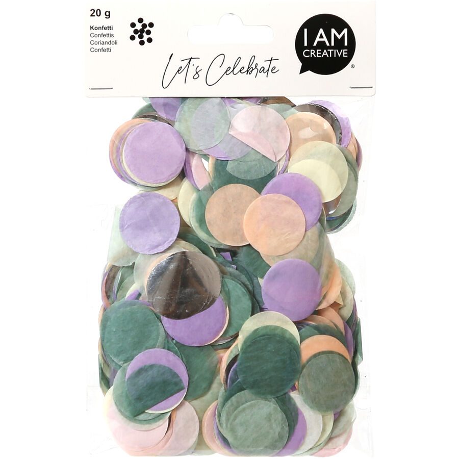 Girlande I am creative Mehrfarbig Papier - Farbe: bunt - Girlande