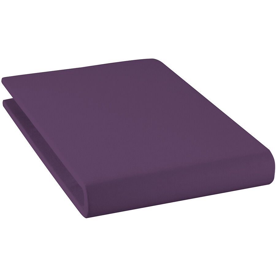 Fixleintuch Rahel Lila Baumwolle 160 cm 30 cm - Farbe: violet - Material: 94% Bio Baumwolle GOTS / 6% Elasthan - Fixleintuch