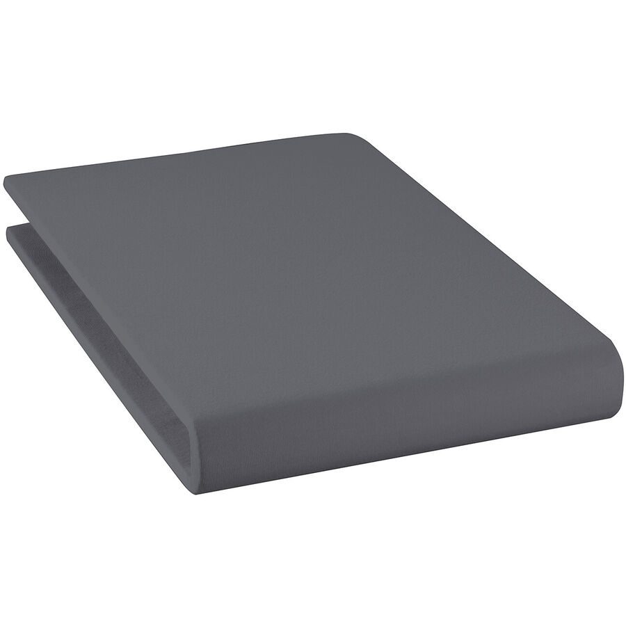 Fixleintuch Jael Grau Baumwolle 90 cm 200 cm - Material: 94% Bio Baumwolle GOTS / 6% Elasthan - Fixleintuch