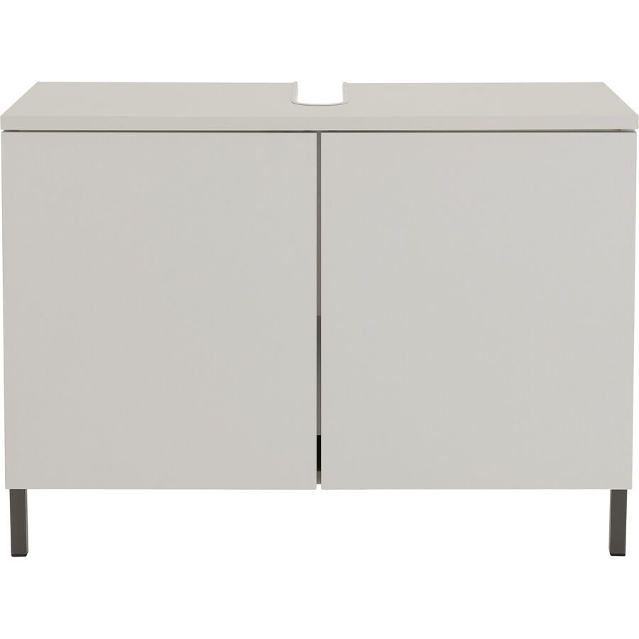 Lavaboy Xenia Grau Holzwerkstoff 80 cm 35 cm - Farbe: hellgrau - Lavaboy