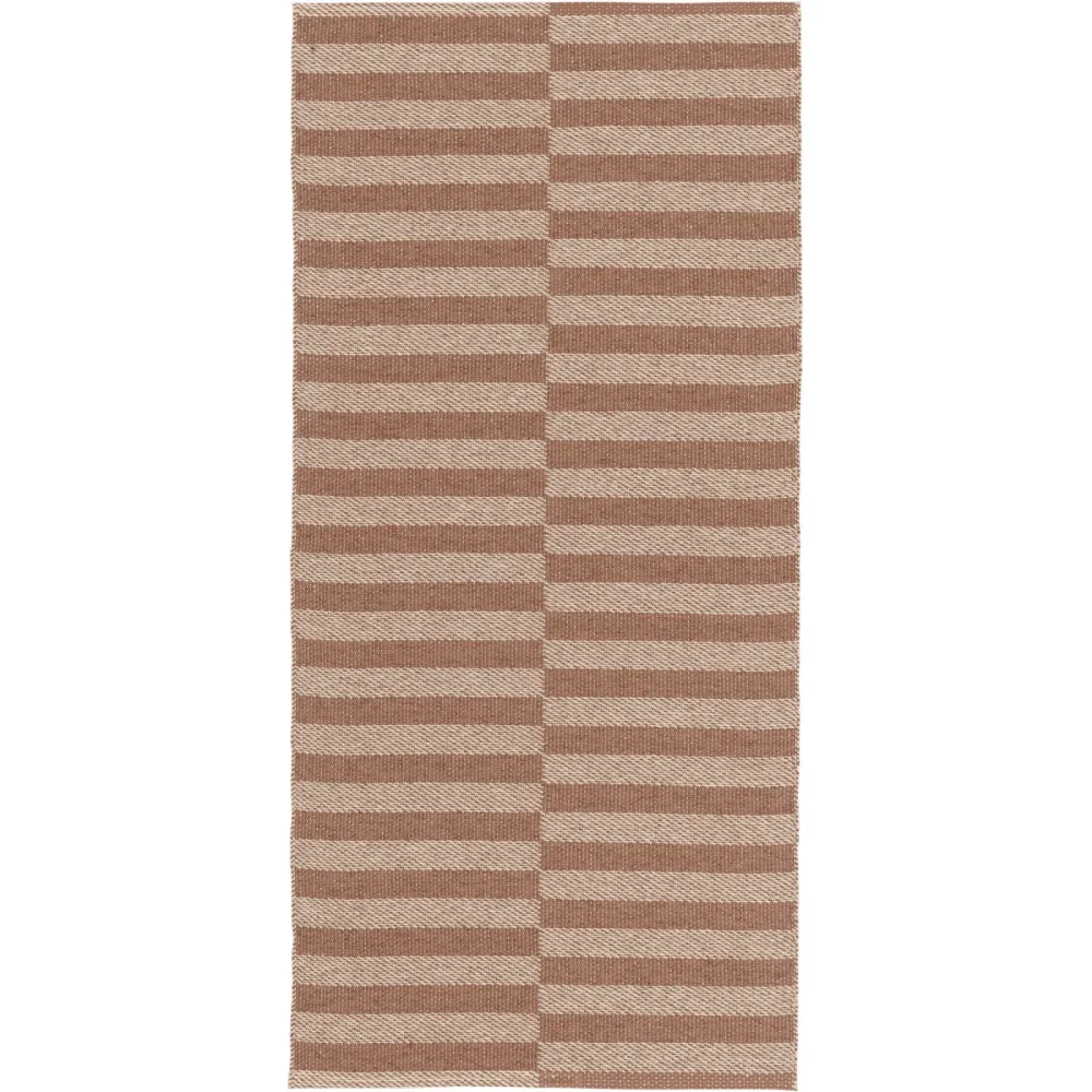 HORREDSMATTAN Outdoor-Teppich Irma Rot 70 cm 50 cm - Farbe: Rust - Material: Mischgewebe - Outdoor-Teppich