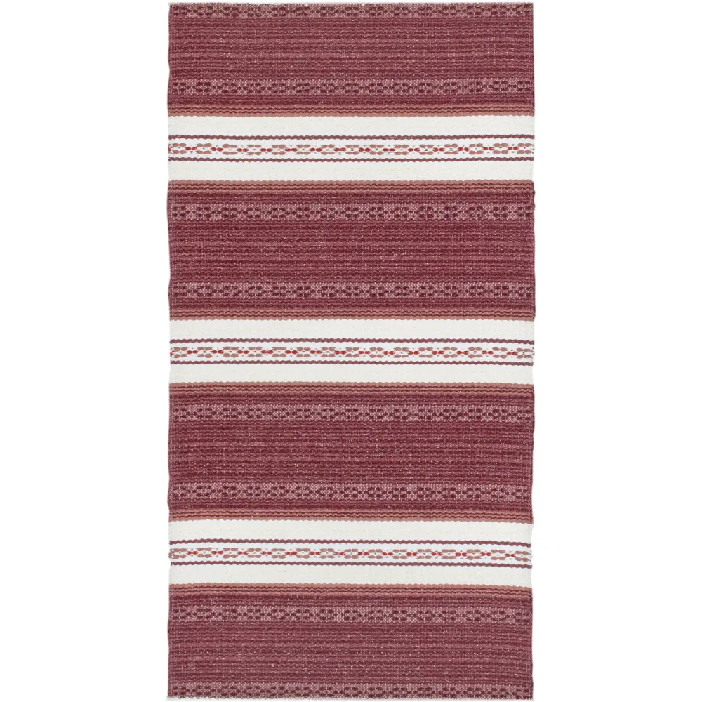 HORREDSMATTAN Outdoor-Teppich Astor Rot 70 cm 200 cm - Farbe: weinrot - Material: Mischgewebe - Outdoor-Teppich