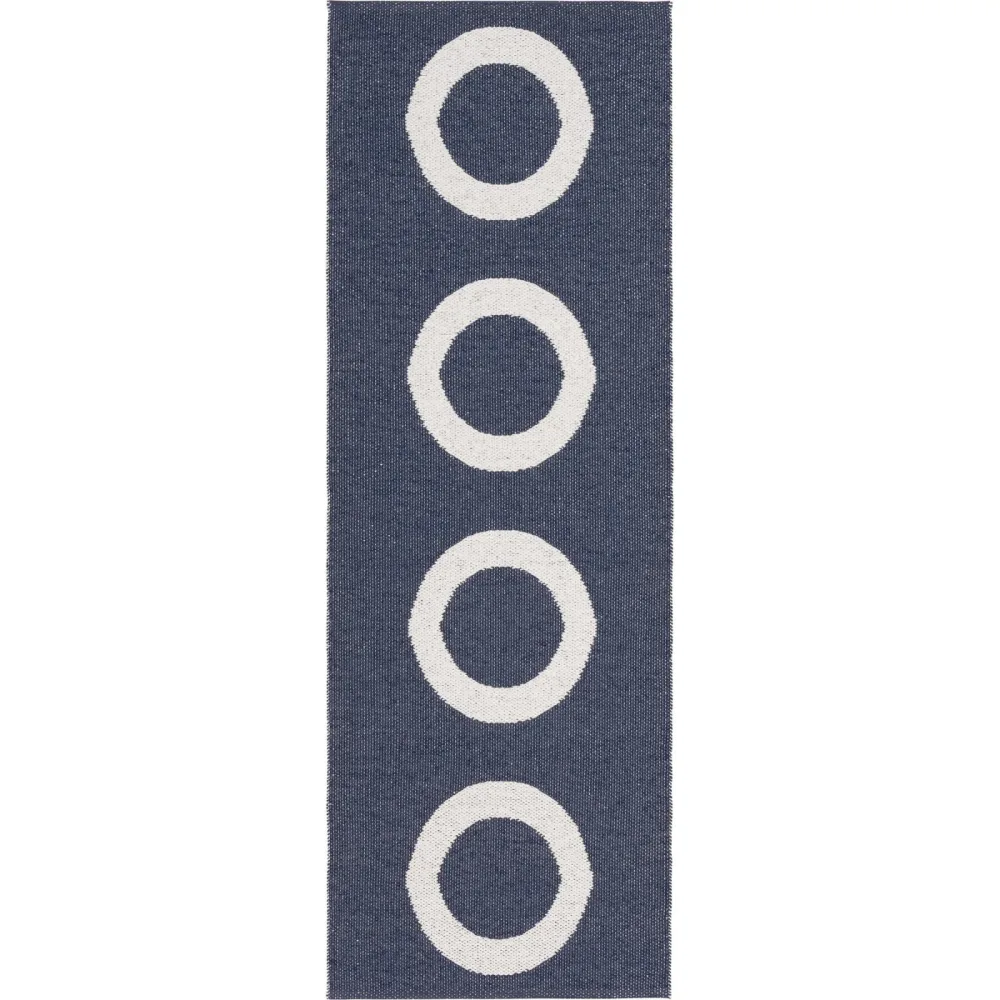 HORREDSMATTAN Outdoor-Teppich Circus Blau 70 cm 100 cm - Farbe: marine - Material: Mischgewebe - Outdoor-Teppich
