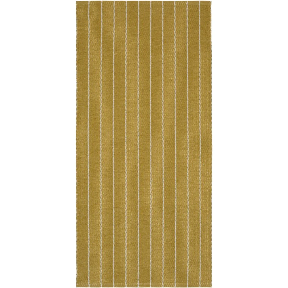 HORREDSMATTAN Outdoor-Teppich Rand Gelb 70 cm 100 cm - Farbe: senfgelb - Material: Mischgewebe - Outdoor-Teppich