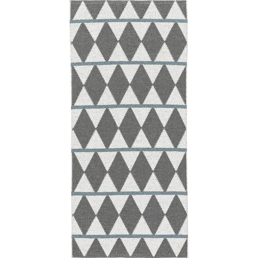 HORREDSMATTAN Outdoor-Teppich Zigge Grau 70 cm 150 cm - Material: Mischgewebe - Outdoor-Teppich