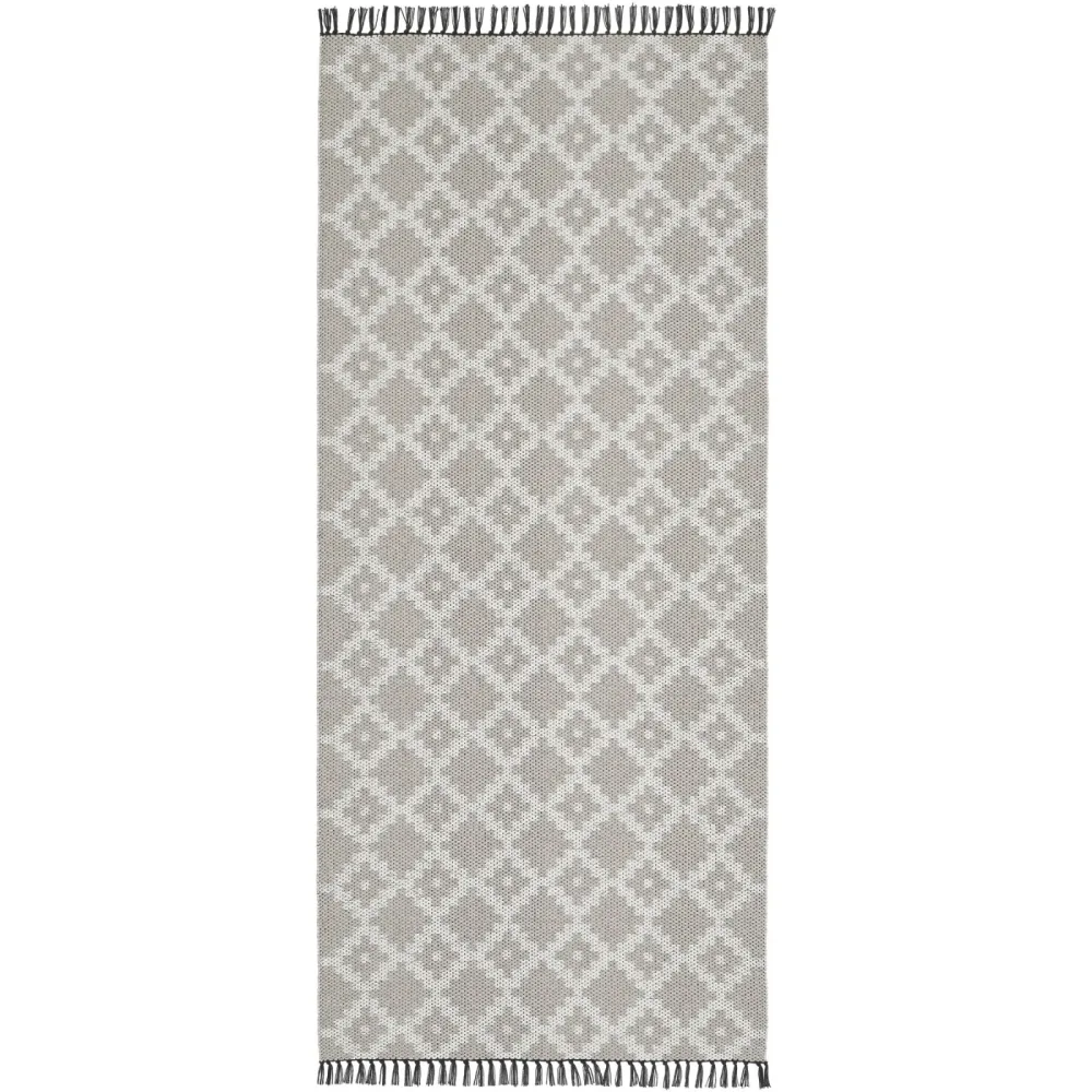 HORREDSMATTAN Outdoor-Teppich Leia Beige 80 cm 400 cm - Material: Mischgewebe - Outdoor-Teppich