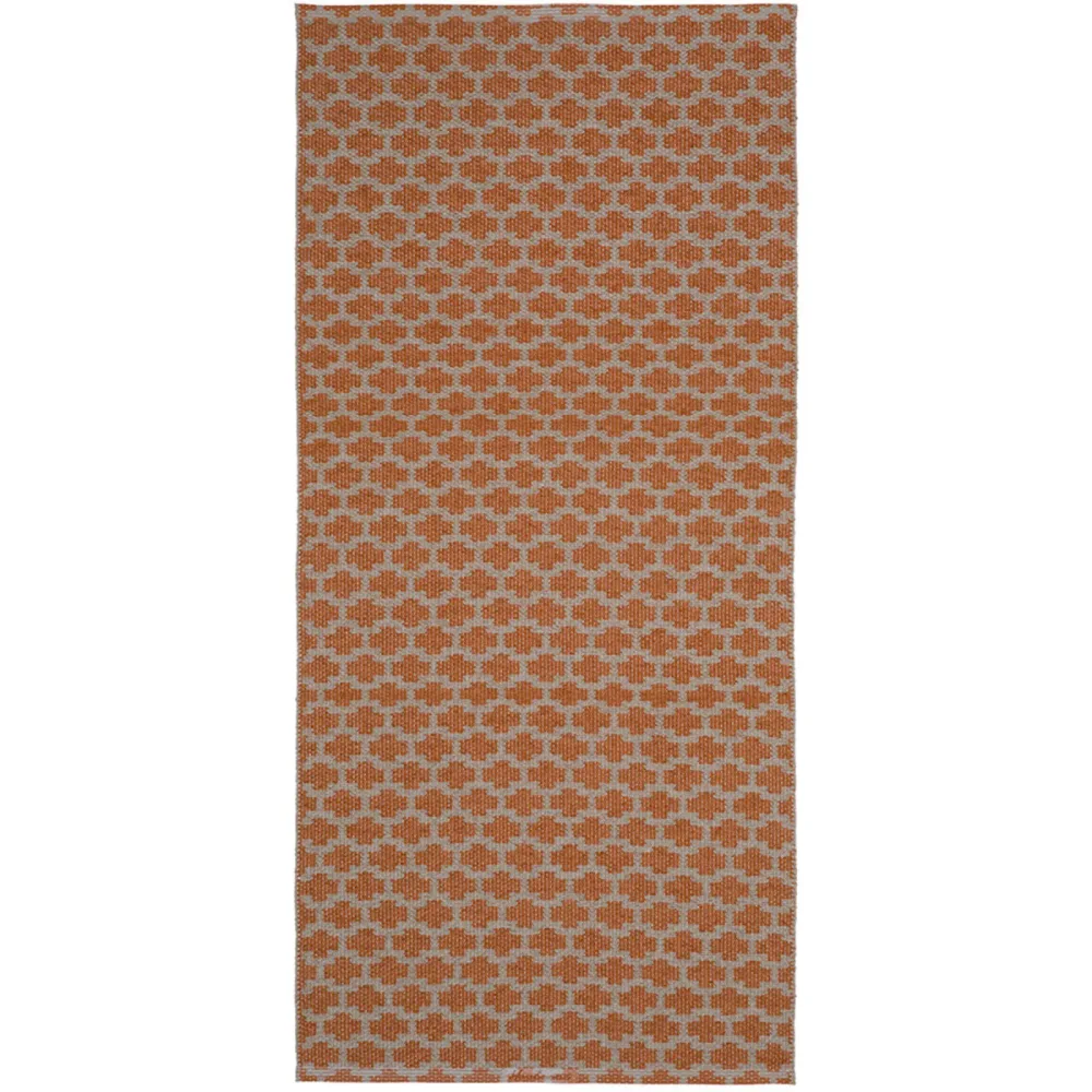 HORREDSMATTAN Outdoor-Teppich Lexi Rot 150 cm 250 cm - Farbe: Rust - Material: Mischgewebe - Outdoor-Teppich