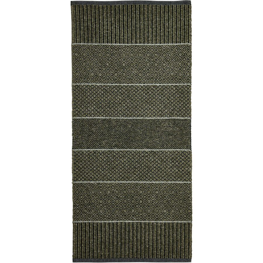 HORREDSMATTAN Teppich Alice Grün 150 cm 250 cm - Farbe: olive - Material: Mischgewebe - Teppich