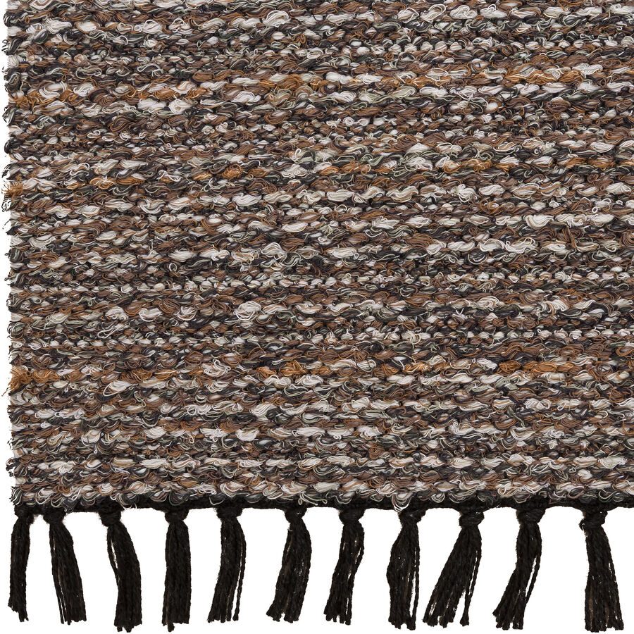 HORREDSMATTAN Teppich Tova Braun Baumwolle/Polyester 70 cm 200 cm - Farbe: Dunkelbraun - Material: Polyester/Baumwolle - Teppich