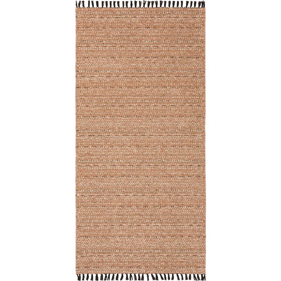 HORREDSMATTAN Teppich Tova Rot Baumwolle/Polyester 70 cm 300 cm - Farbe: Rust - Material: Polyester/Baumwolle - Teppich