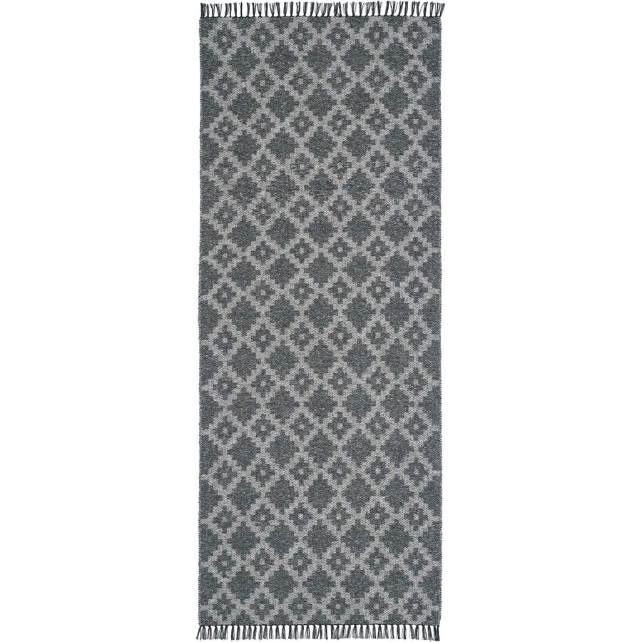 HORREDSMATTAN Teppich Noor Grau 80 cm 300 cm - Farbe: graphite - Material: Mischgewebe - Teppich
