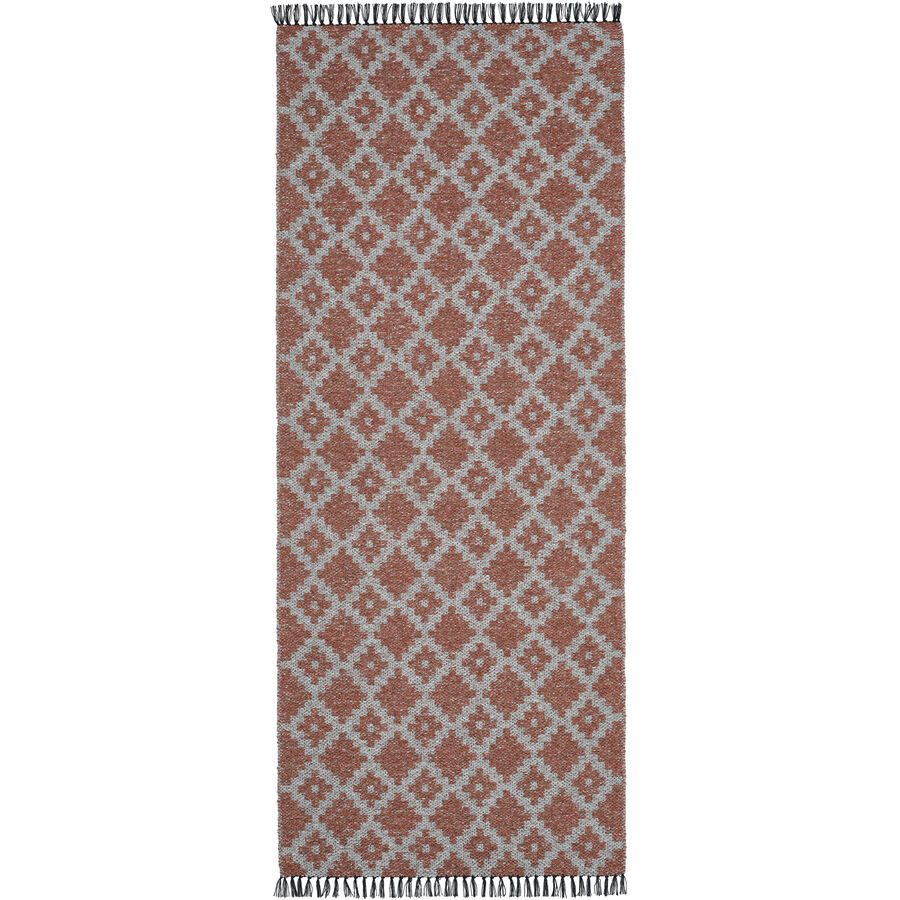 HORREDSMATTAN Teppich Noor Rot 80 cm 200 cm - Farbe: Rust - Material: Mischgewebe - Teppich