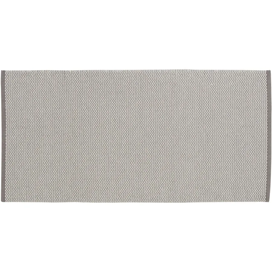 HORREDSMATTAN Teppich Orust Grau Polyester/Wolle 75 cm 200 cm - Material: Wolle/Polyester - Teppich