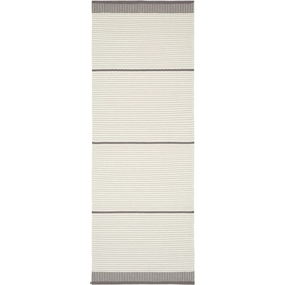HORREDSMATTAN Teppich Solvik Grau Polyester/Wolle 75 cm 300 cm - Material: Wolle/Polyester - Teppich