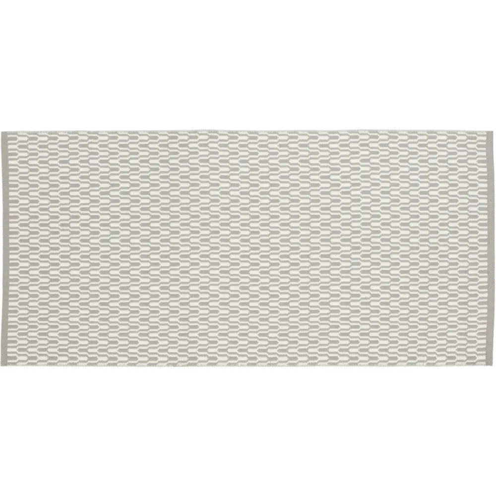 HORREDSMATTAN Teppich Tjörn Grau Polyester/Wolle 75 cm 250 cm - Material: Wolle/Polyester - Teppich