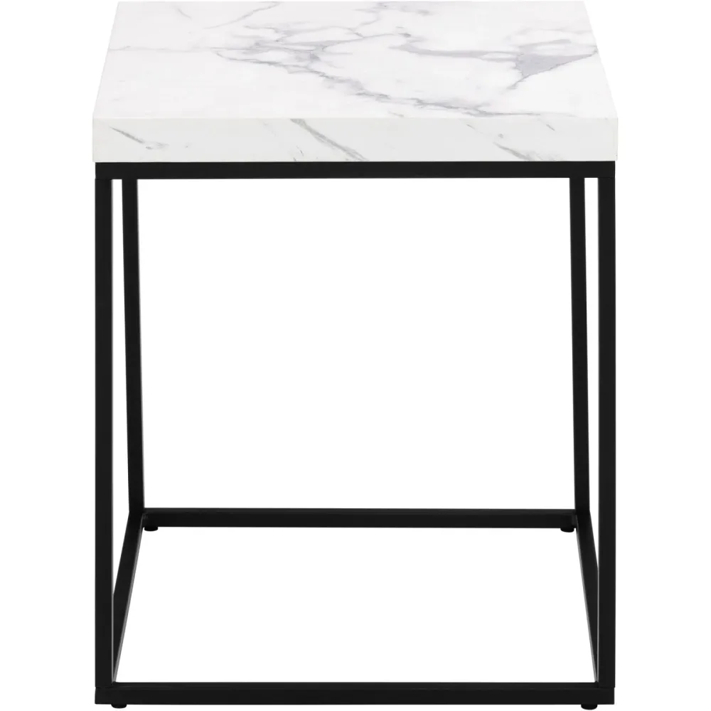 Beistelltisch Simpson Weiss MDF 40 cm - Beistelltisch