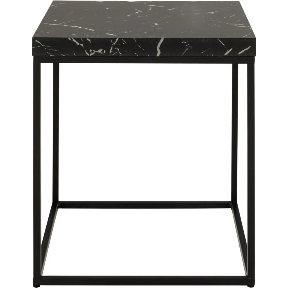 Beistelltisch Simpson Schwarz MDF 40 cm - Beistelltisch