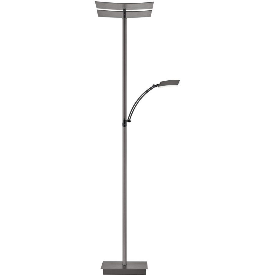 Stehlampe Felicia Bronze Metall 31 cm 185 cm - LED - Lichtfarbe: Extra warmweiss - Helles Neutralweiss - Stehlampe- LED Energiesparlampe