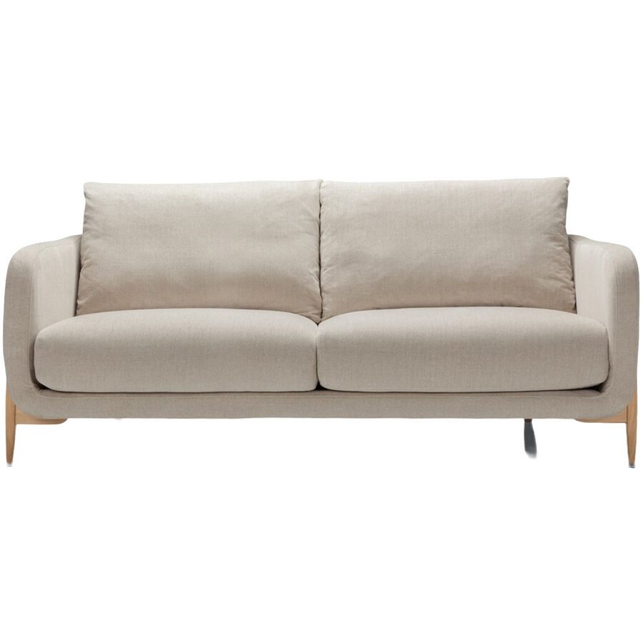 Sofa Leya Beige Stoff 178 cm 92 cm - Farbe: natur - Material: Chenillestoff - Sofa