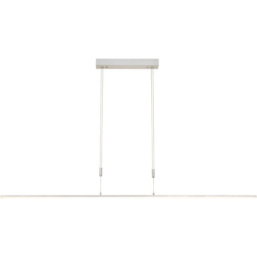 Pendellampe Sophie Silber Aluminium/Eisen 153 cm 150 cm - LED - Lichtfarbe: Extra warmweiss - Tageslichtweiss - Pendellampe- LED Energiesparlampe