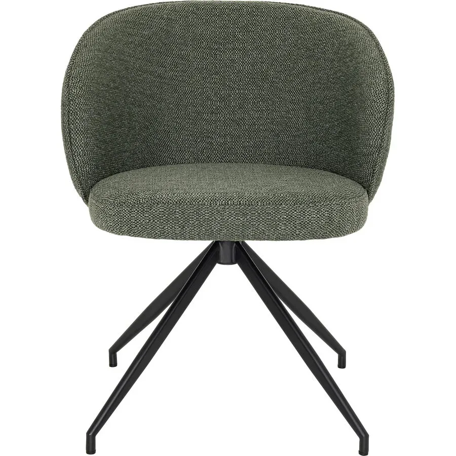 Stuhl Damir Grün Baumwolle 59.5 cm Drehbar - Stuhl