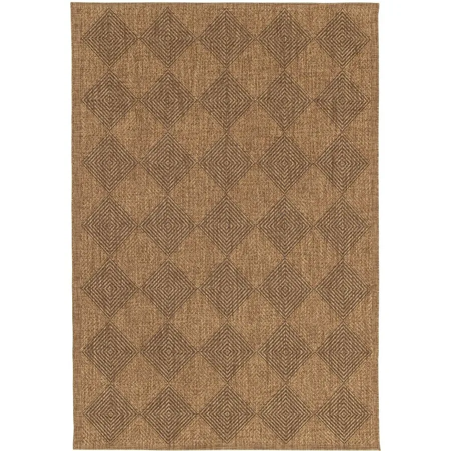 Teppich Flamur Braun Kunststoff 200 cm 290 cm - Material: Polypropylen - Teppich