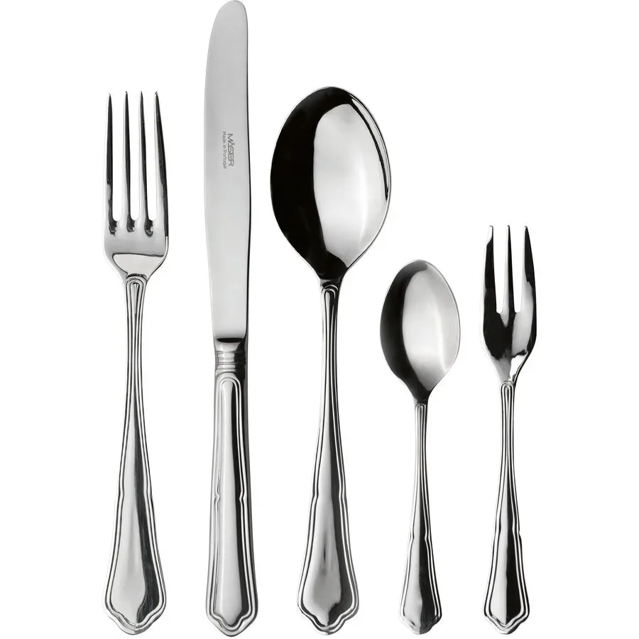MÄSER Besteck-Set 30-tlg. Pacifico Silber Edelstahl - Besteck-Set 30-tlg.