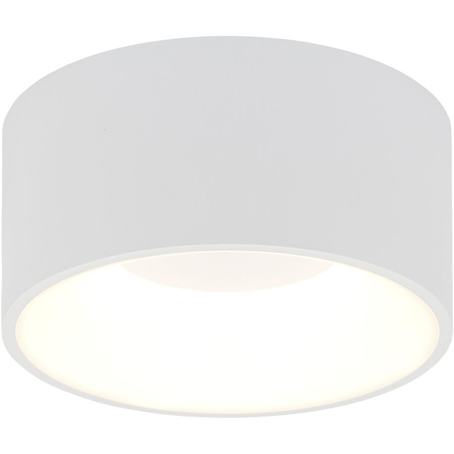 Deckenlampe Cosmo Weiss Aluminium 16 cm 8 cm - LED - Lichtfarbe: Warmweiss - Deckenlampe- LED Energiesparlampe