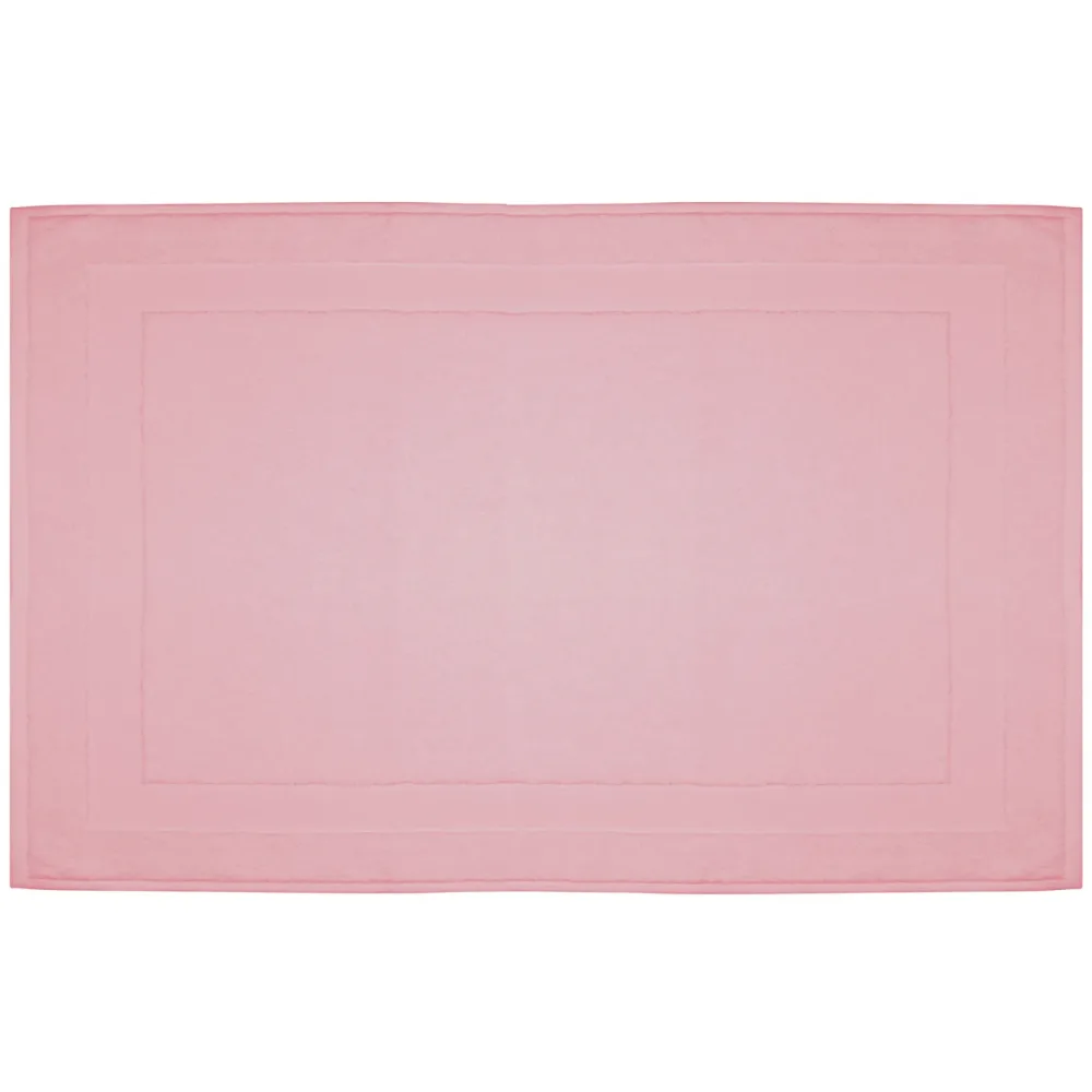 Badteppich Nea Rosa Baumwolle 50 cm 75 cm - Farbe: Candy - Badteppich