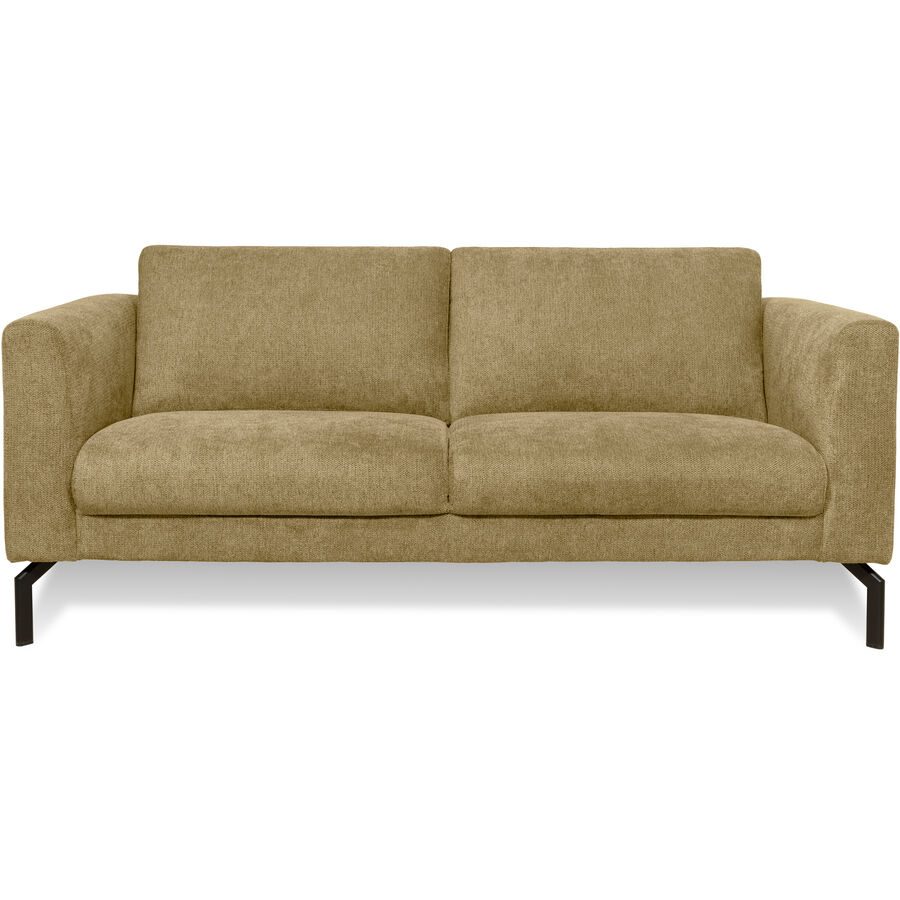 Sofa Gomero Gelb Stoff 186 cm 93 cm - Farbe: sandgelb - Sofa