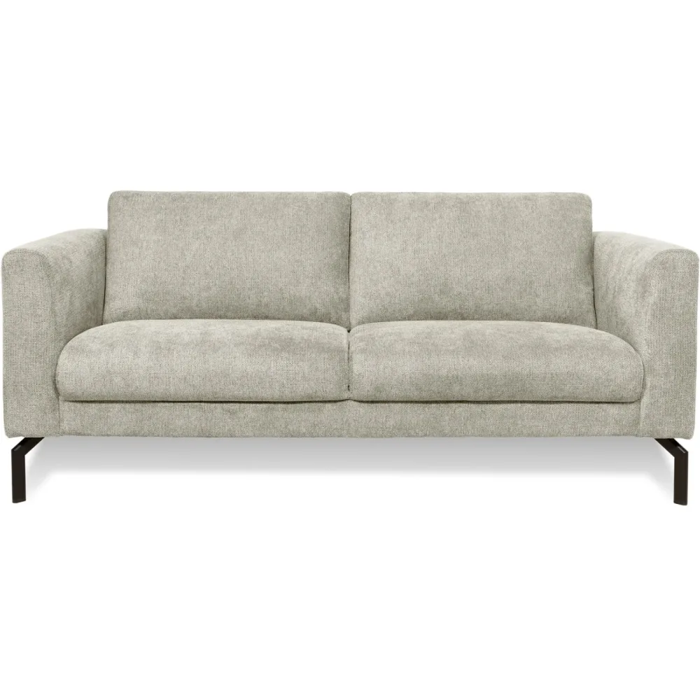 Sofa Gomero Grau Stoff 186 cm 93 cm - Farbe: hellgrau - Sofa