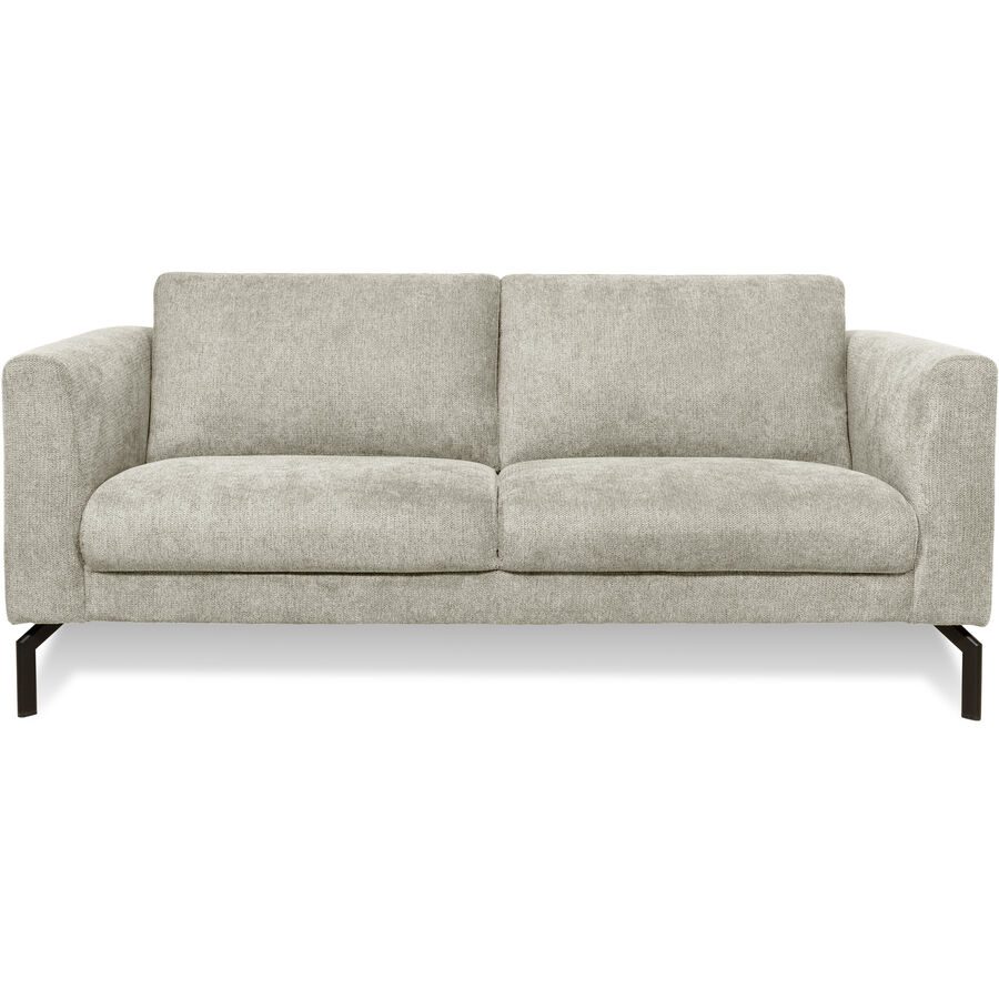 Sofa Gomero Grau Stoff 186 cm 93 cm - Farbe: hellgrau - Sofa