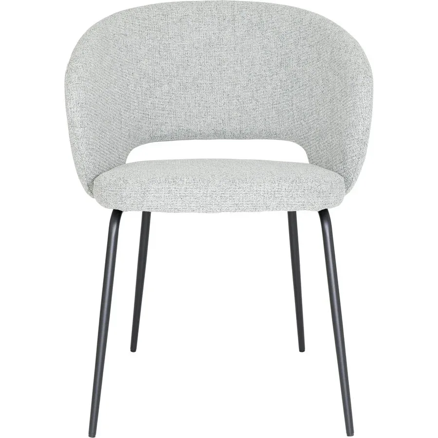 Stuhl Bivino Grau Stoff 76 cm - Stuhl