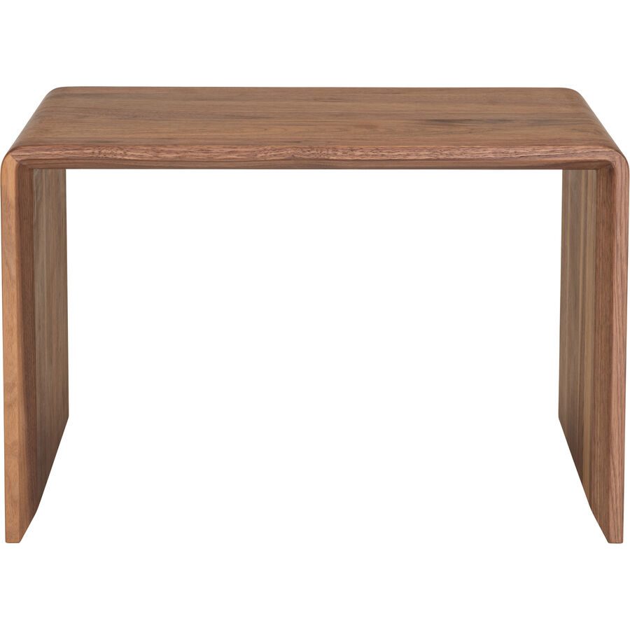 Nachttisch Lund Beige Holz 35 cm - Farbe: natur - Material: Nussbaum - Nachttisch