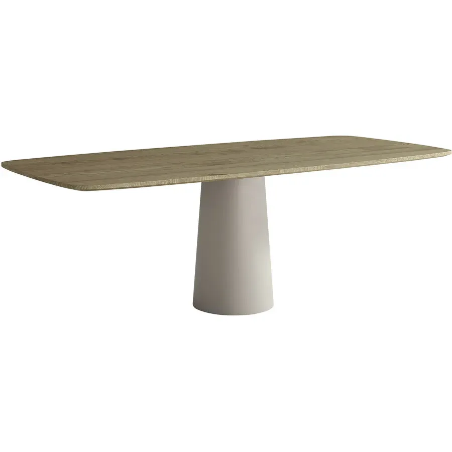 Tisch Cinto Braun Holz 90 cm - Farbe: Esche Natur - Tisch