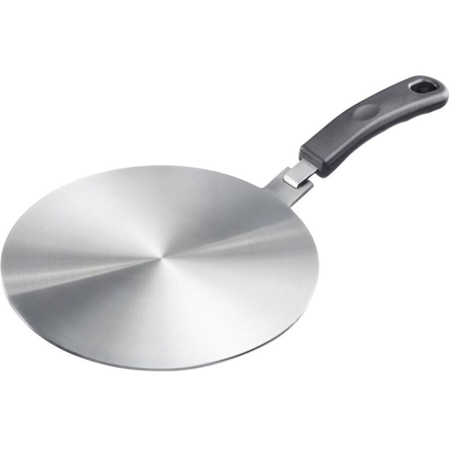 Induktionsadapterplatte Westmark Schwarz/Silber Edelstahl - Farbe: silber/schwarz - Küchenzubehör
