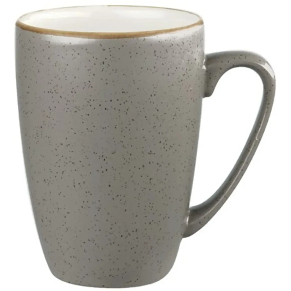 Churchill Becher Stonecast Peppercorn; 10.6x11 cm (ØxH); grau/braun; 12 Stück / Pack