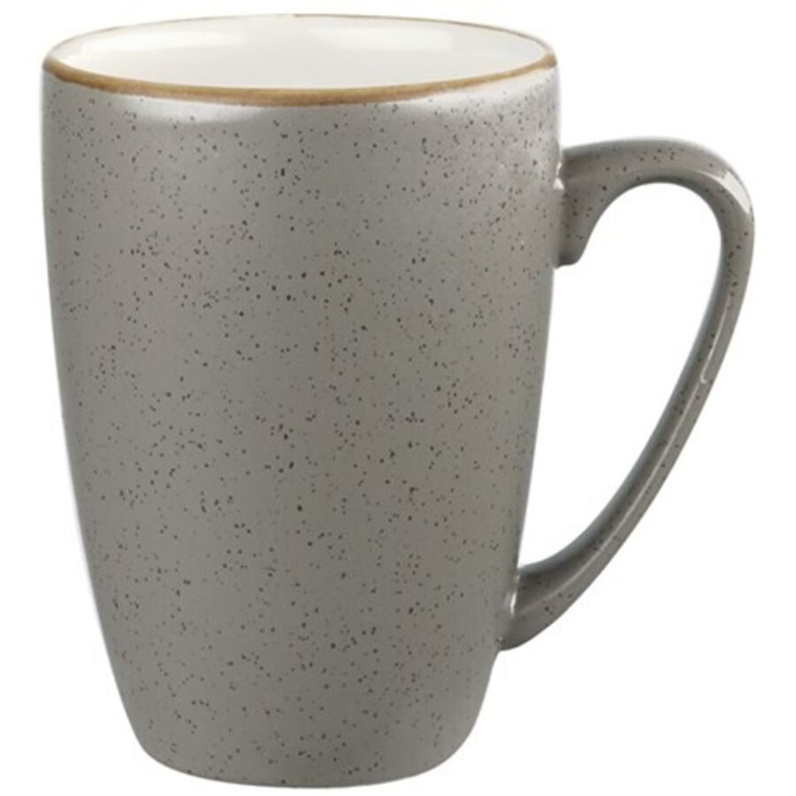 Churchill Becher Stonecast Peppercorn; 10.6x11 cm (ØxH); grau/braun; 12 Stück / Pack
