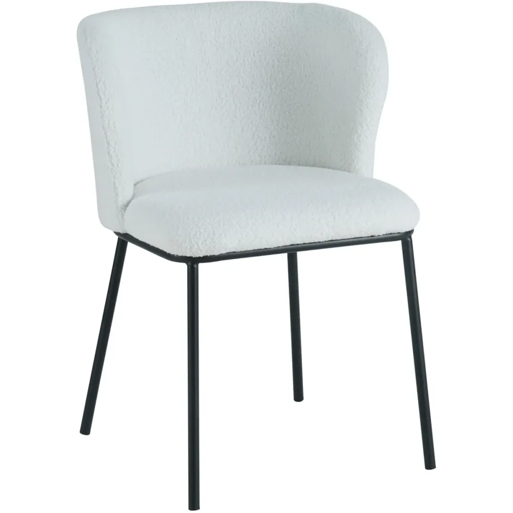 Stuhl 2er-Set Constanze Weiss Stoff 54.5 cm - Stuhl 2er-Set