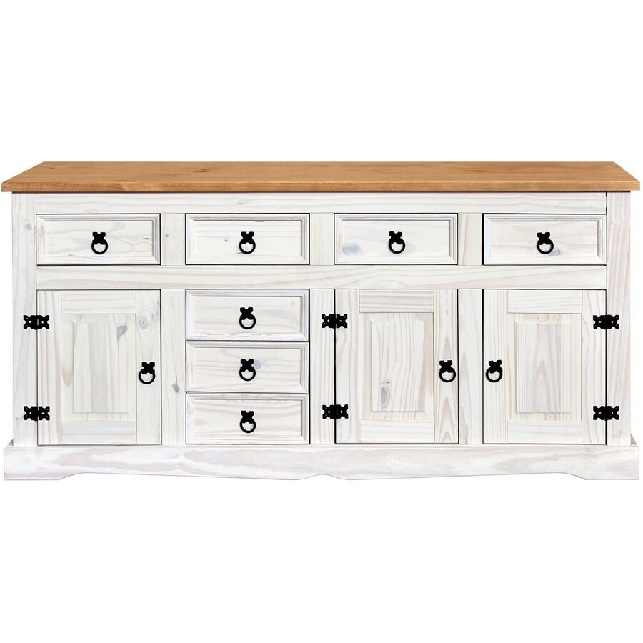 Sideboard Cruz Braun Holz 174 cm 84 cm - Farbe: Hellbraun - Sideboard