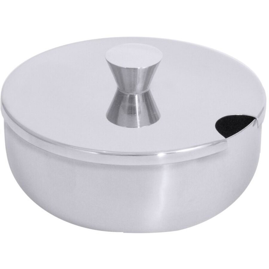 Zuckerdose Contacto Bander Silber Edelstahl - Zuckerdose